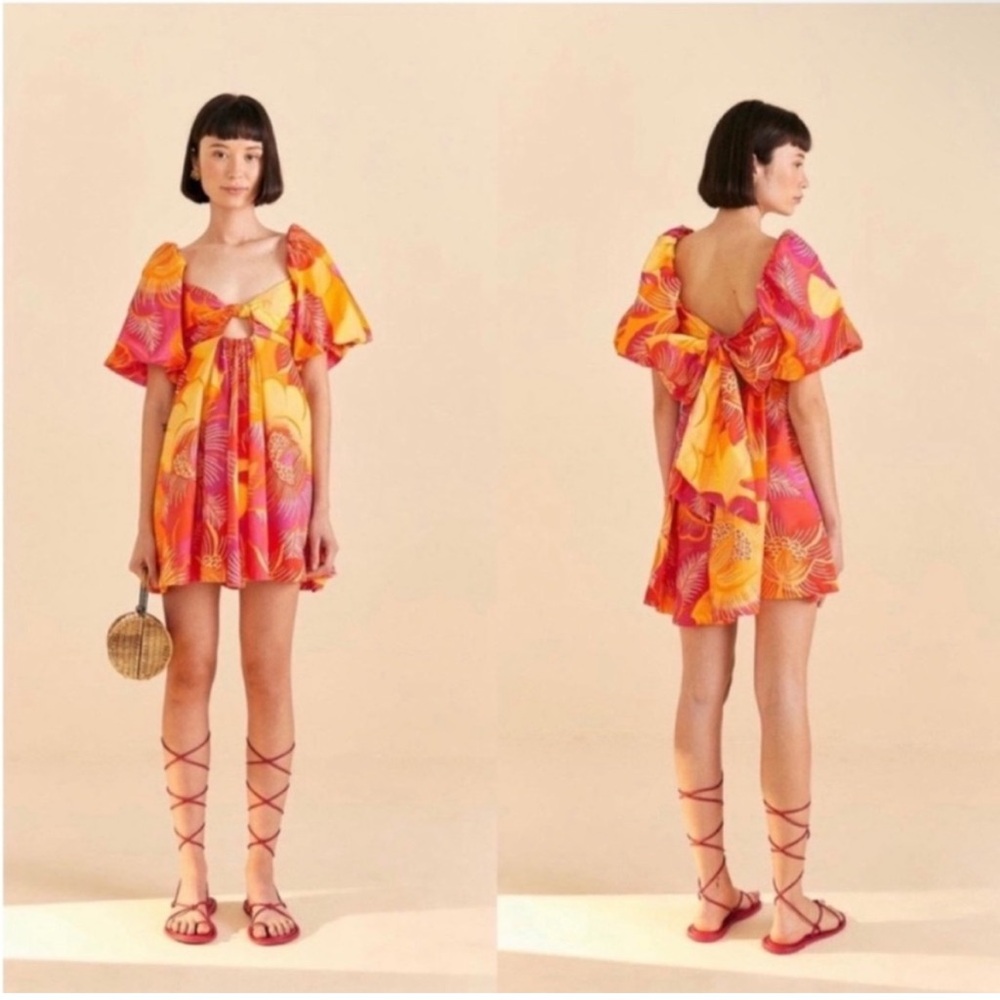 FARM RIO | NWT summer garden ombre dress | MEDIUM